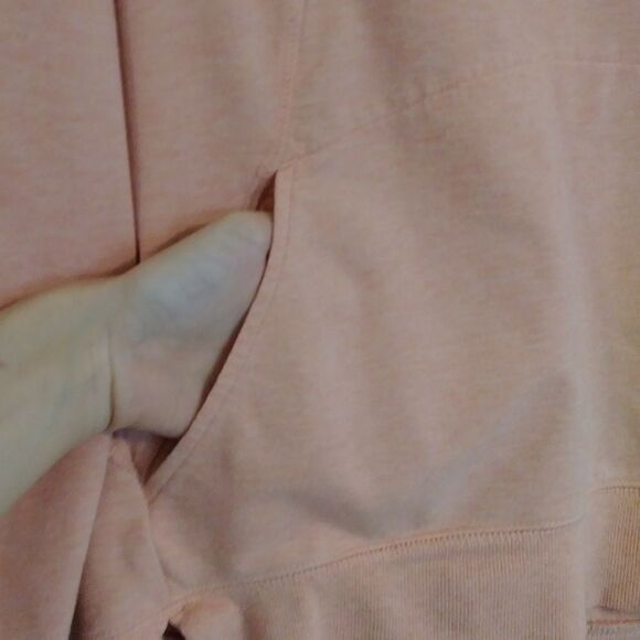 Zella Blush Pink Scoop Neck Sweatshirt w/ Pocket - Picture 5 of 7
